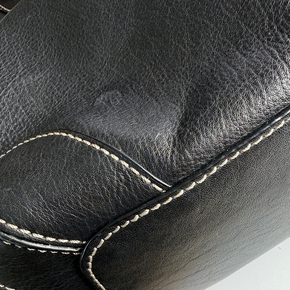 MICHAEL KORS Black Pebble Leather Tote B-0808 - Picture 9 of 10